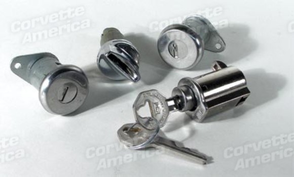 Lock Set. Ignition, Doors and Glove Box 64