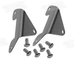 Decklid Side Striker Plates. W/Rivet 63-67