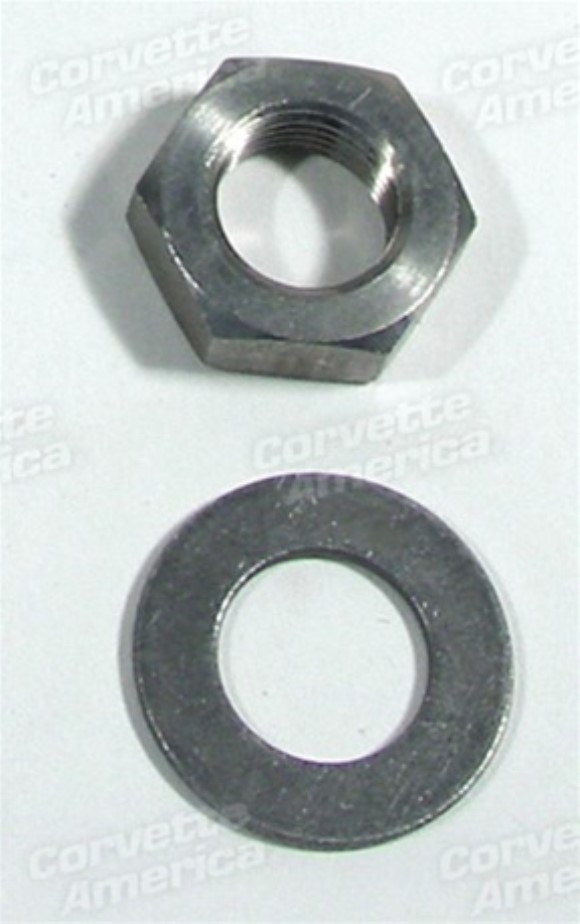 Steering Wheel Retainer Nut & Washer. 65-82