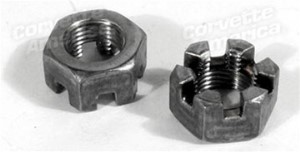 Rear Spring Mount Castle Nuts. 63-79