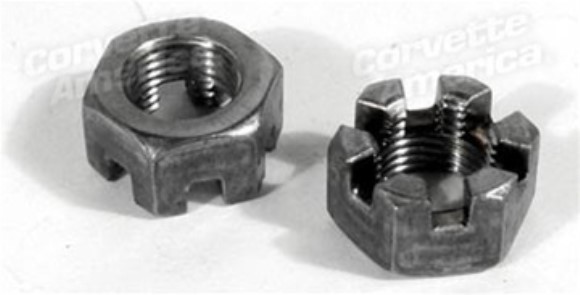 Rear Spring Mount Castle Nuts. 63-79