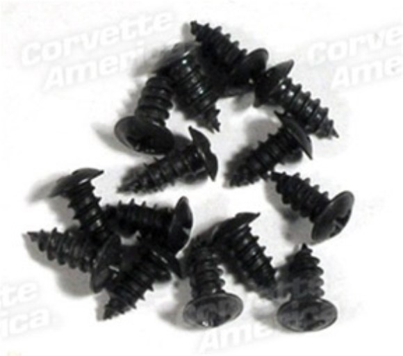 Weatherstrip Screw Set. Above Door On Body 63