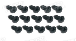 Weatherstrip Screw Set. Above Door On Body 64-67