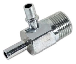 Intake Vacuum Fitting. 400HP W/AC & 435HP W/Automatic Trans 68-69