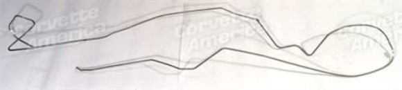 Gas Line. Stainless Steel Fuel Return RH 78-81