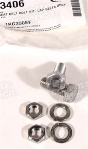 Seat Belt Bolt Kit. Lap Belts Only 69