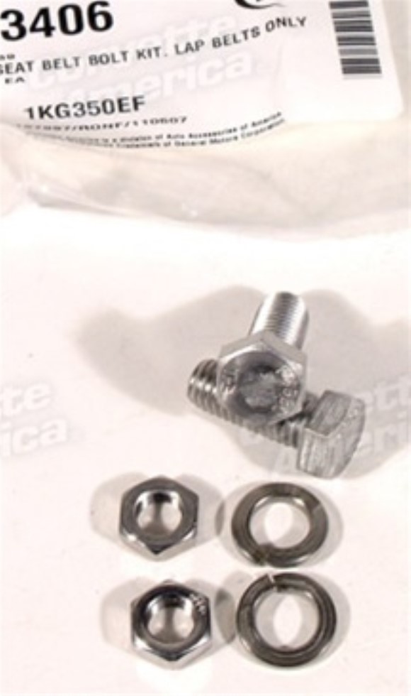 Seat Belt Bolt Kit. Lap Belts Only 69