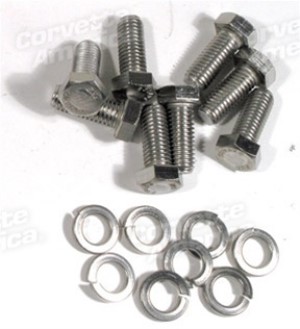 Seat Belt Bolt Kit. Lap & Shoulder-Coupe 74-77