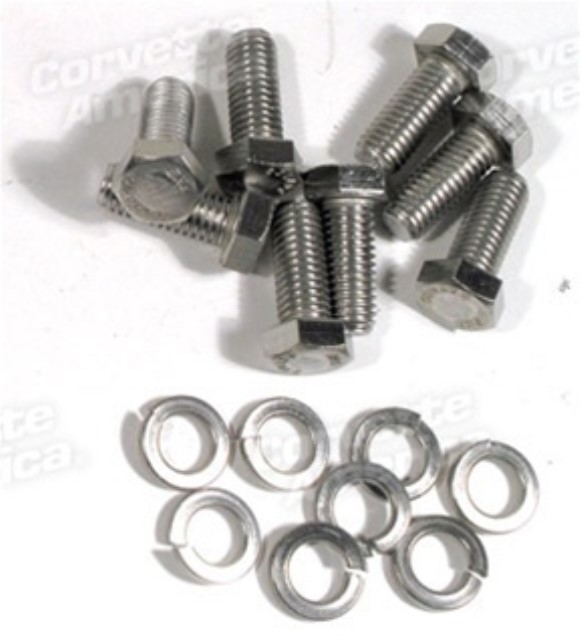 Seat Belt Bolt Kit. Lap & Shoulder-Coupe 74-77