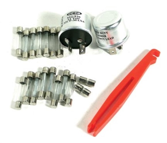 Fuse & Flasher Kit. 22 Piece 75-77