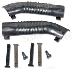 Exhaust Pipe Heat Shields. Rear Y 84-94