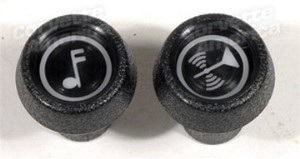 Radio Knobs. Volume/Tune 72-76