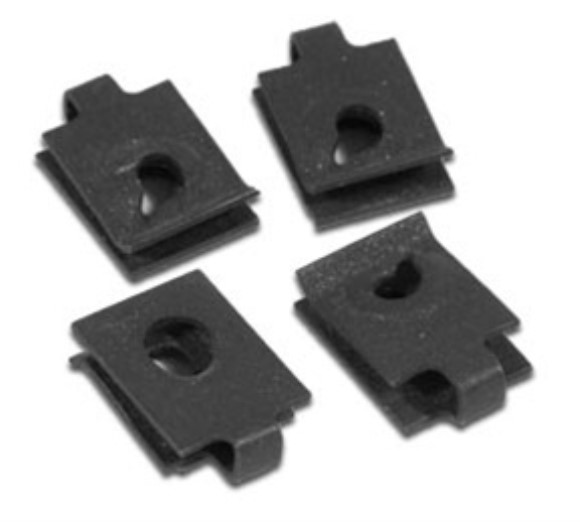 Radio Side Panel U-Nuts. 4 Piece Set 63-67