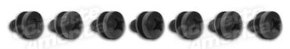 Glove Box Hinge & Support Screws. 7 Piece Set 63-67