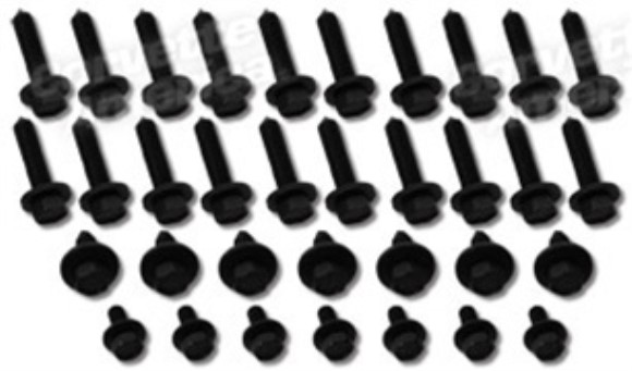 Door Hinge Screw Set. 32 Piece 63-67