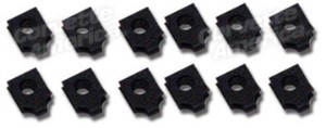 Rocker Panel Support U-Nuts. 12 Piece Set 63-67