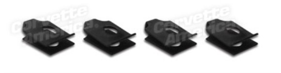 Gas Lid Door Bezel J-Nuts. 4 Piece Set 63-67
