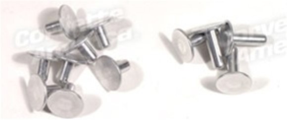 Seat Front Nut Plate Rivets. 12 Piece Set 63-67