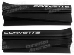 Sill Ease. Black W/Corvette 97-04