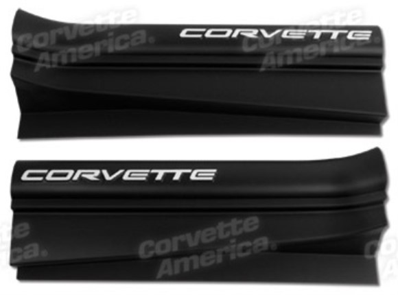 Sill Ease. Black W/Corvette 97-04