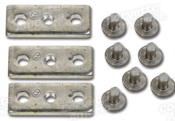Power Vent Motor Mount Stud Plates. 64-65
