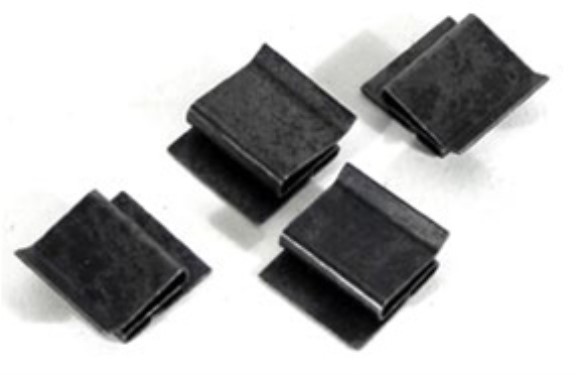 Rear Quarter Panel Clips. Coupe 4 Piece Set 63-67