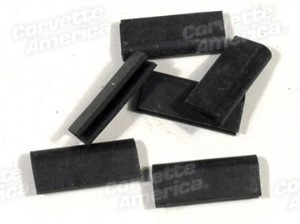 Rear Quarter Panel Bumpers. Convertible 6 Piece Set 64-67
