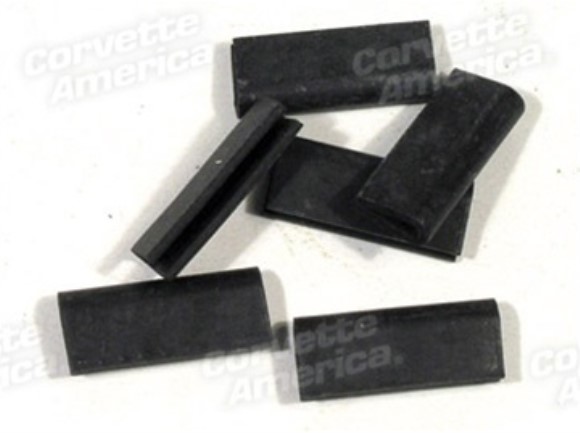 Rear Quarter Panel Bumpers. Convertible 6 Piece Set 64-67