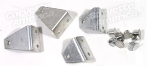 Rear Quarter Panel Supports & Rivets. Coupe 63