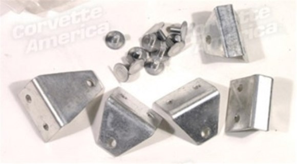 Rear Quarter Panel Supports & Rivets. Coupe 64-65