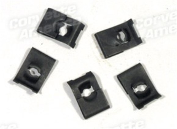 Rear Quarter Panel U-Nuts. Coupe 5 Piece Set 63-67