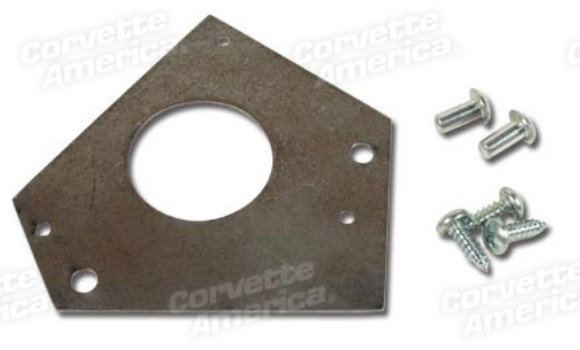 Clutch Rod Boot Retainer. W/Screws 65-67