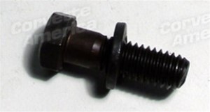 Power Steering Control Valve Clamp Bolt & Lockwasher. 63-82