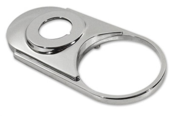 Steering Column Bezel. Chrome 53-57