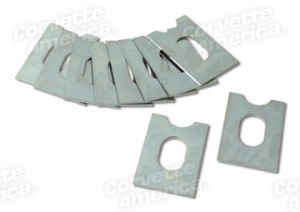 Body Mount Shims. Metal 10 Piece Set 53-62