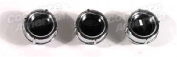 Heater Knobs. 3 Piece Air/Fan/Temperature 59-60