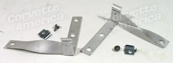 Hood Latch Cable Support Brackets. 58E 58