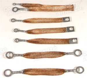 Radio Ground Straps. 8 Piece Set 56-61
