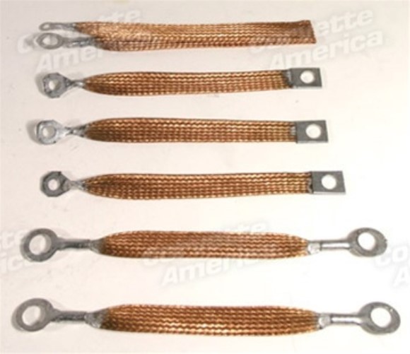 Radio Ground Straps. 8 Piece Set 62