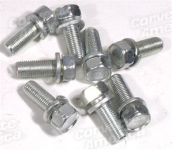 Rear Spring Front Hanger Bracket Bolt Set. 56-57