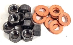 Rear Differential Axle Housing Nuts/Washers. 53-62