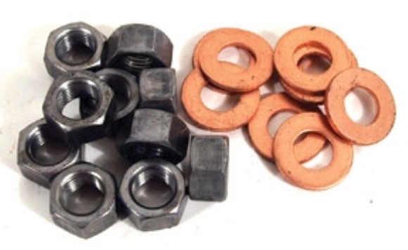 Rear Differential Axle Housing Nuts/Washers. 53-62
