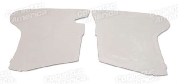 Trunk Floor Side Filler Panels. Fiberglass 58