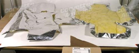 Battery & Jack Compartment Insulation. 2 Piece 68