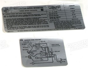 Decal. Emission L48 California 79