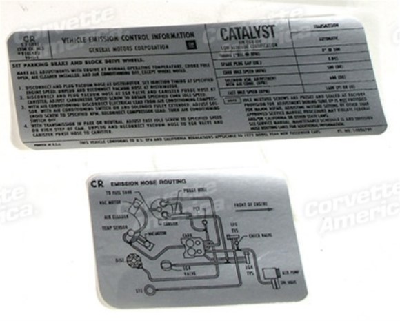 Decal. Emission L48 California 79
