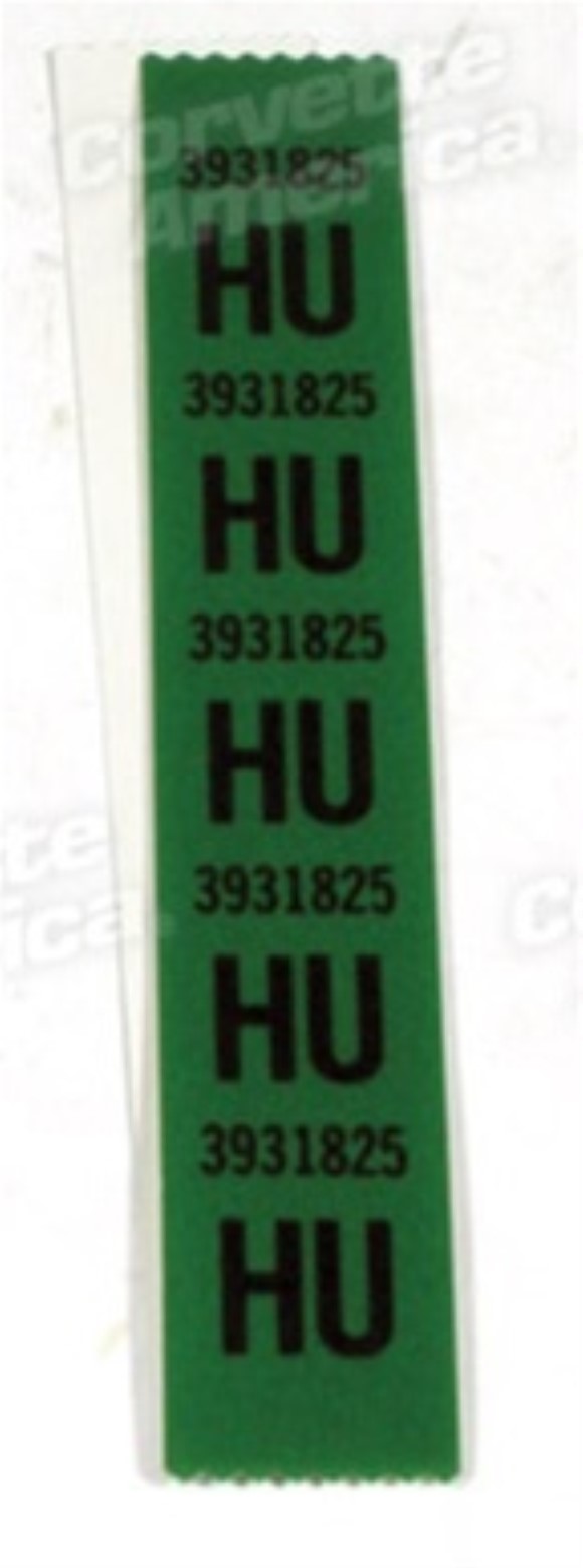 Labels. Front Coil Spring 68-72