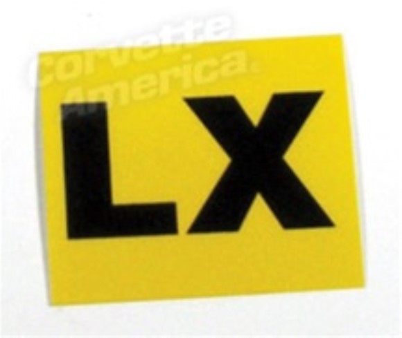 Decal. Valve Cover Engine Code-Lx 69