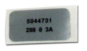 Label. Windshield Wiper Motor 69