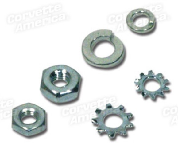 Alternator Terminal Nut & Lockwasher. 63-82